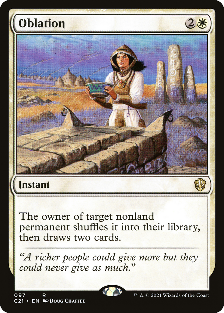Oblation (C21-097) [Commander 2021] MTG Single Wizards of the Coast