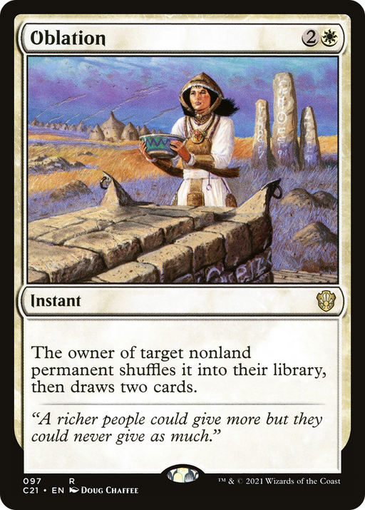 Oblation (C21-097) [Commander 2021] MTG Single Wizards of the Coast