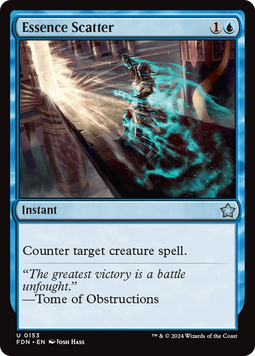 Essence Scatter (FDN-153) [Foundations] Foil MTG Single Wizards of the Coast