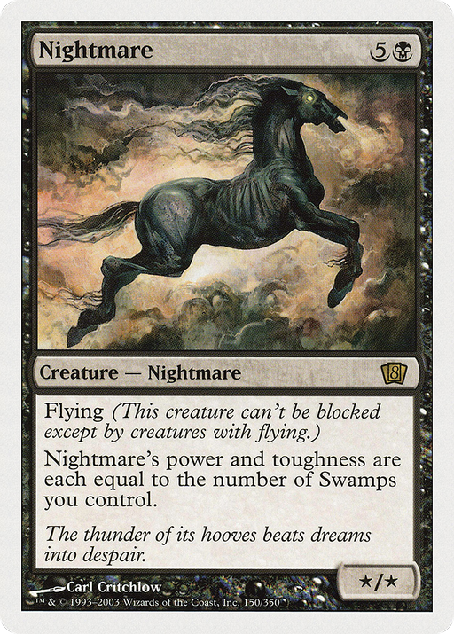 Nightmare (8ED-150) [8th Edition] MTG Single Wizards of the Coast