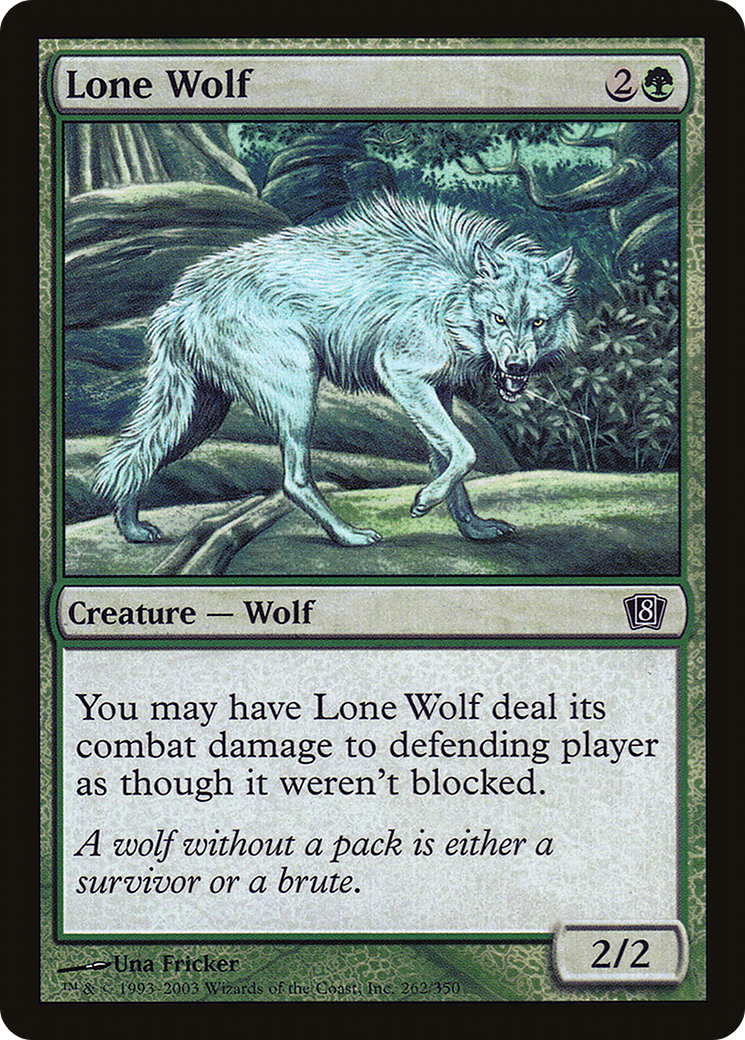Lone Wolf (8ED-262) [8th Edition] MTG Single Wizards of the Coast