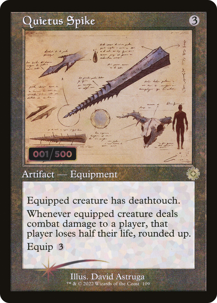Quietus Spike (BRR-109Z) [The Brothers' War Retro Artifacts] Foil MTG Single Wizards of the Coast