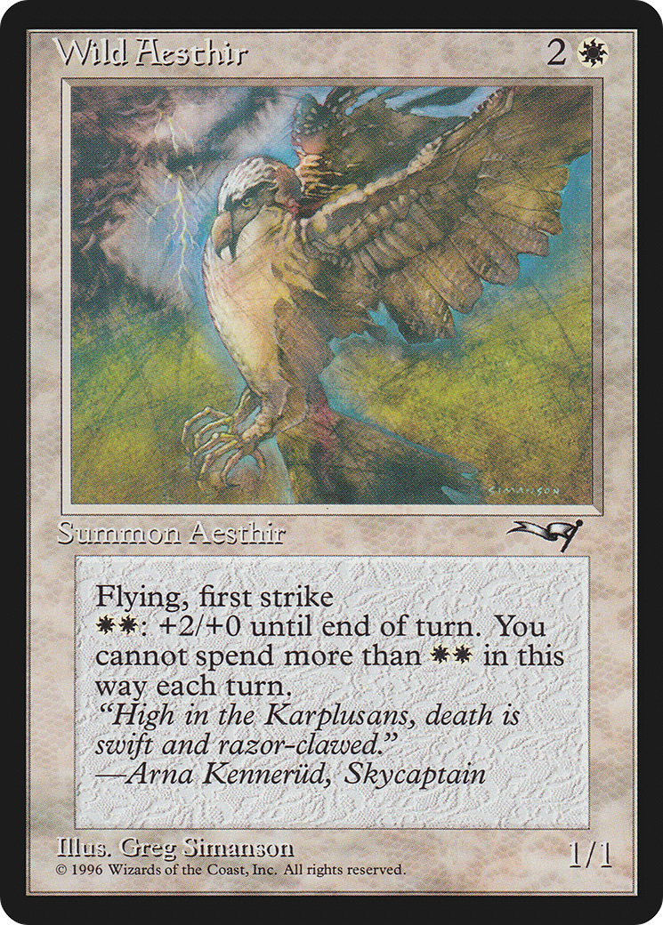 Wild Aesthir (ALL-21A) [Alliances] MTG Single Wizards of the Coast