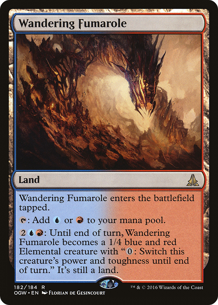 Wandering Fumarole (OGW-182) [Oath of the Gatewatch] MTG Single Wizards of the Coast