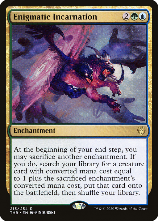 Enigmatic Incarnation (THB-215) [Theros Beyond Death] MTG Single Wizards of the Coast