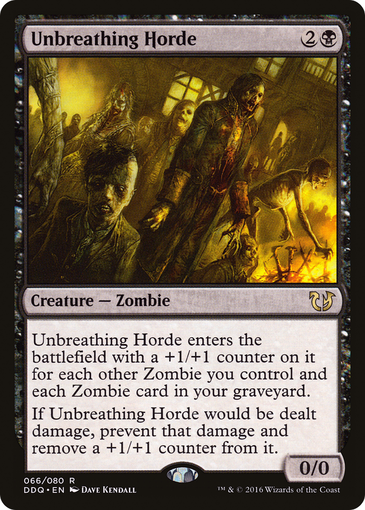 Unbreathing Horde (DDQ-066) [Misc] Duel Decks: Blessed vs. Cursed MTG Single Wizards of the Coast