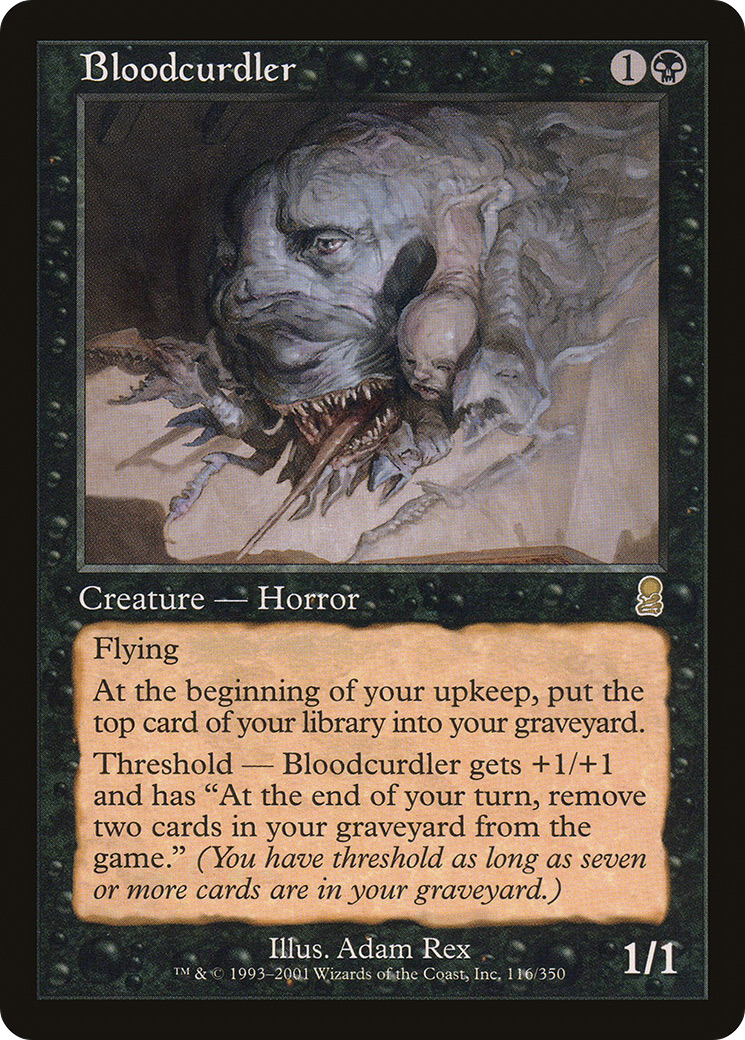 Bloodcurdler (ODY-116) [Odyssey] Foil MTG Single Wizards of the Coast