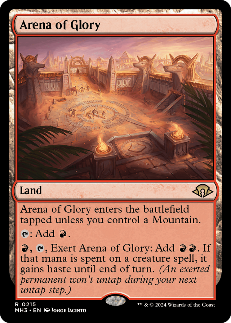 Arena of Glory (MH3-215) [Modern Horizons 3] MTG Single Wizards of the Coast