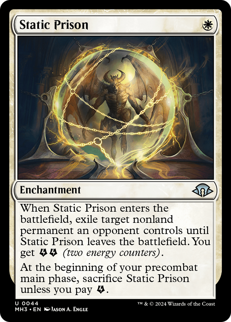 Static Prison (MH3-044) [Modern Horizons 3] MTG Single Modern Horizons 3