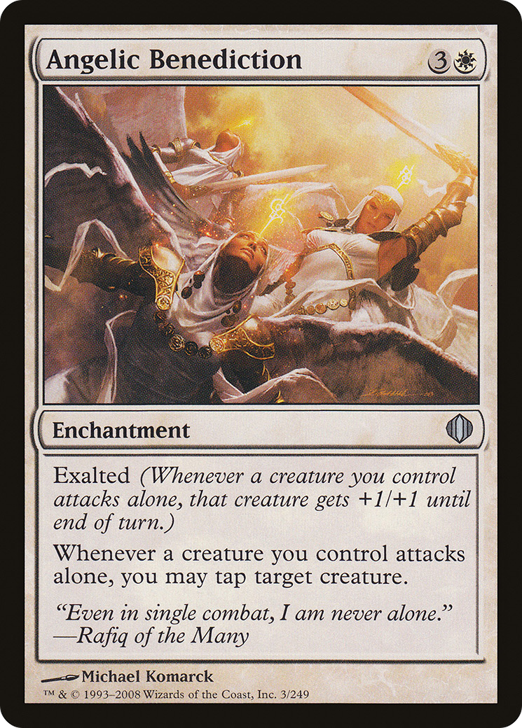 Angelic Benediction (ALA-003) [Shards of Alara] MTG Single Wizards of the Coast