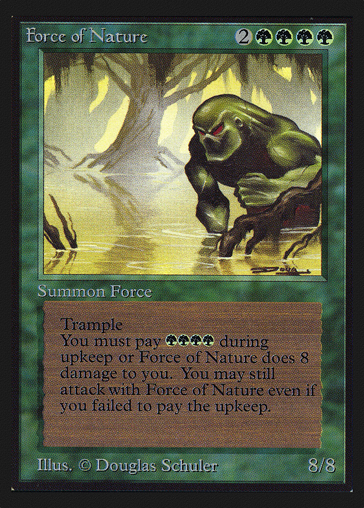 Force of Nature (IE) (IED-) [Intl. Collectors' Edition] MTG Single Wizards of the Coast