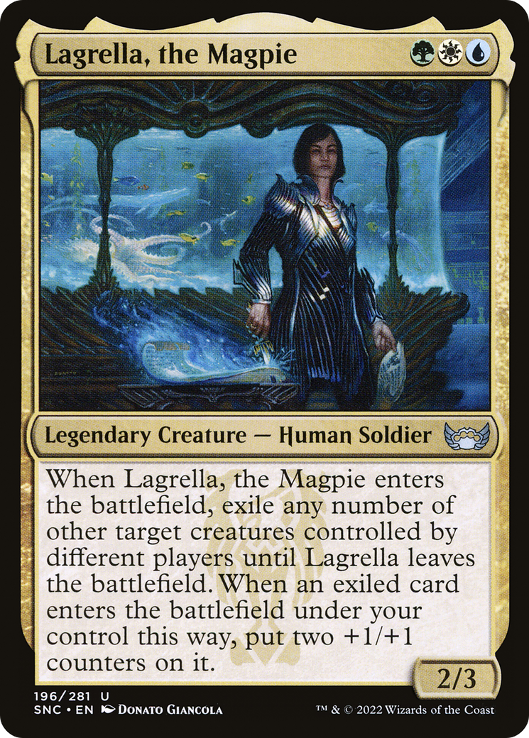 Lagrella, the Magpie (SNC-196) [Streets of New Capenna] Foil MTG Single Wizards of the Coast
