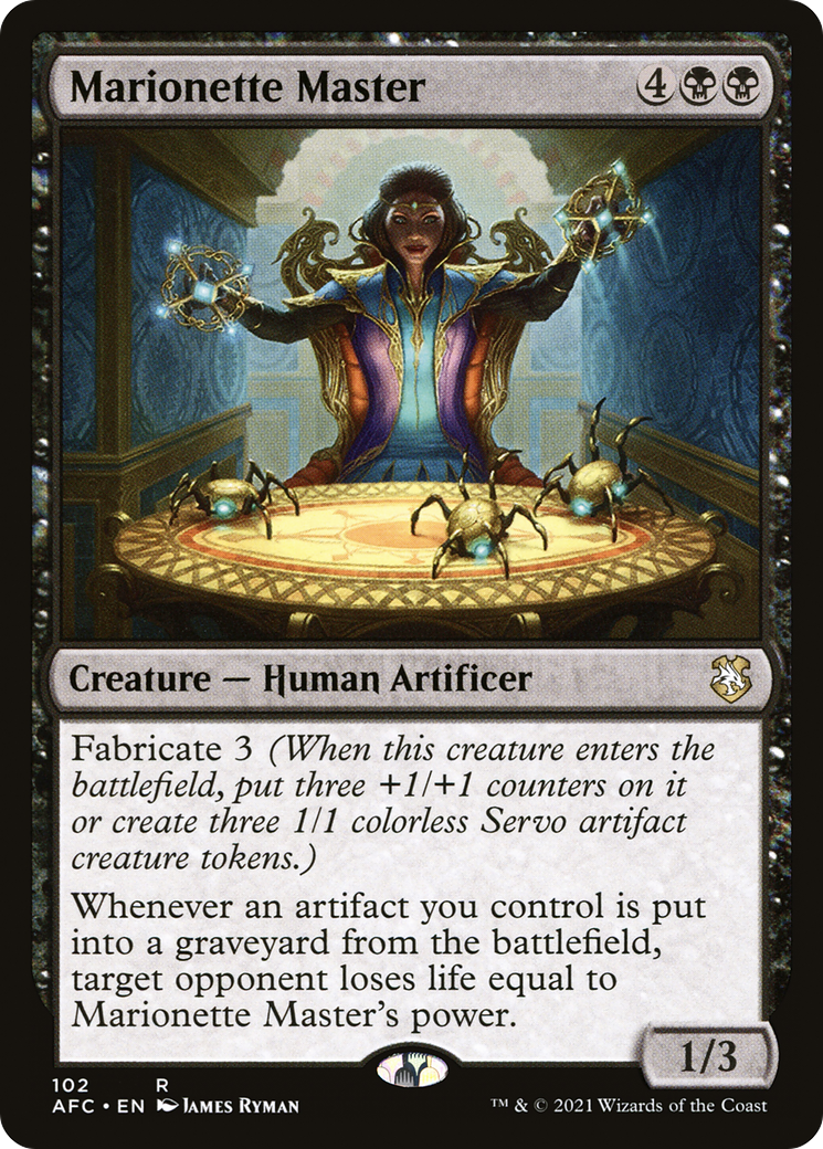 Marionette Master (AFC-102) [Forgotten Realms Commander] MTG Single Wizards of the Coast