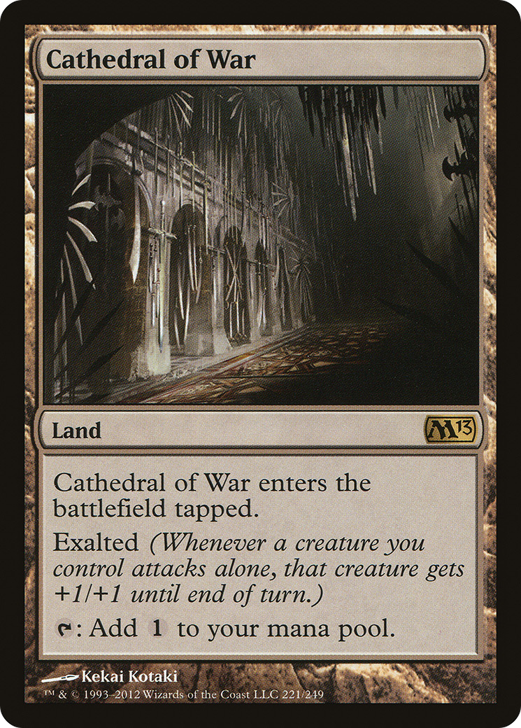 Cathedral of War (M13-221) [Magic 2013] MTG Single Wizards of the Coast
