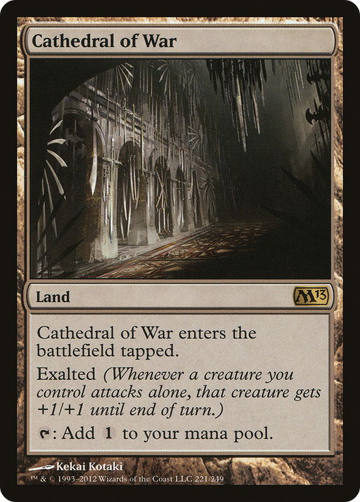 Cathedral of War (M13-221) [Magic 2013] MTG Single Wizards of the Coast