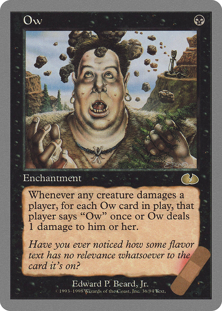 Ow (UGL-036) [Unglued] MTG Single Wizards of the Coast