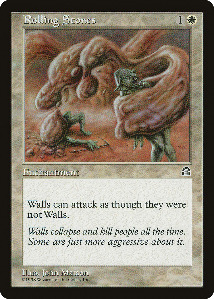 Rolling Stones (STH-011) [Stronghold] MTG Single Magic: The Gathering