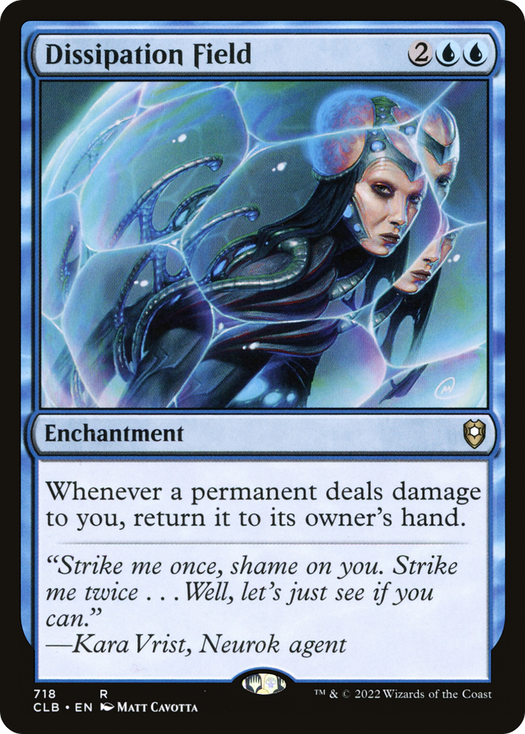 Dissipation Field (CLB-718) [Commander Legends: Battle for Baldur's Gate] MTG Single Wizards of the Coast
