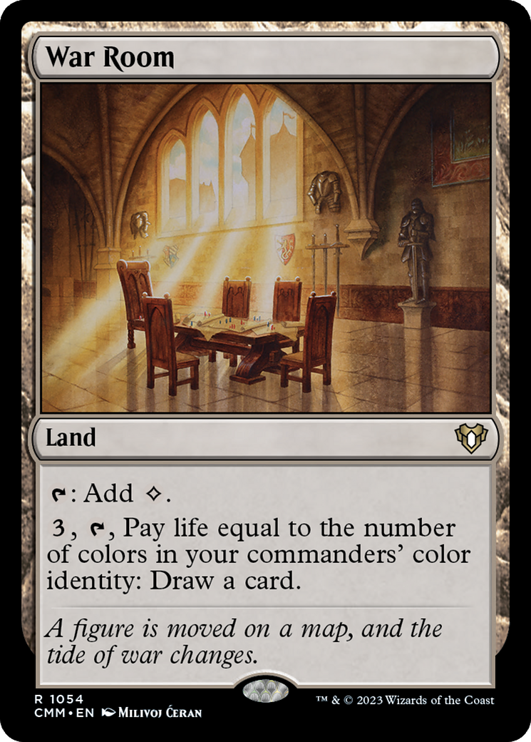 War Room (CMM-1054) [Commander Masters] MTG Single Wizards of the Coast