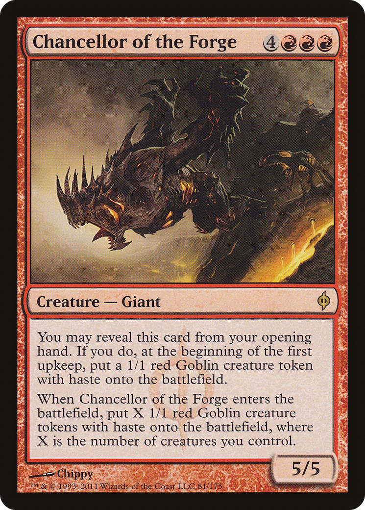 Chancellor of the Forge (NPH-081) [New Phyrexia] MTG Single Wizards of the Coast