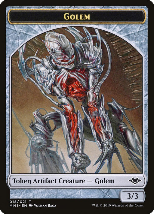 Golem Token [Tokens] Modern Horizons Tokens MTG Single Magic: The Gathering