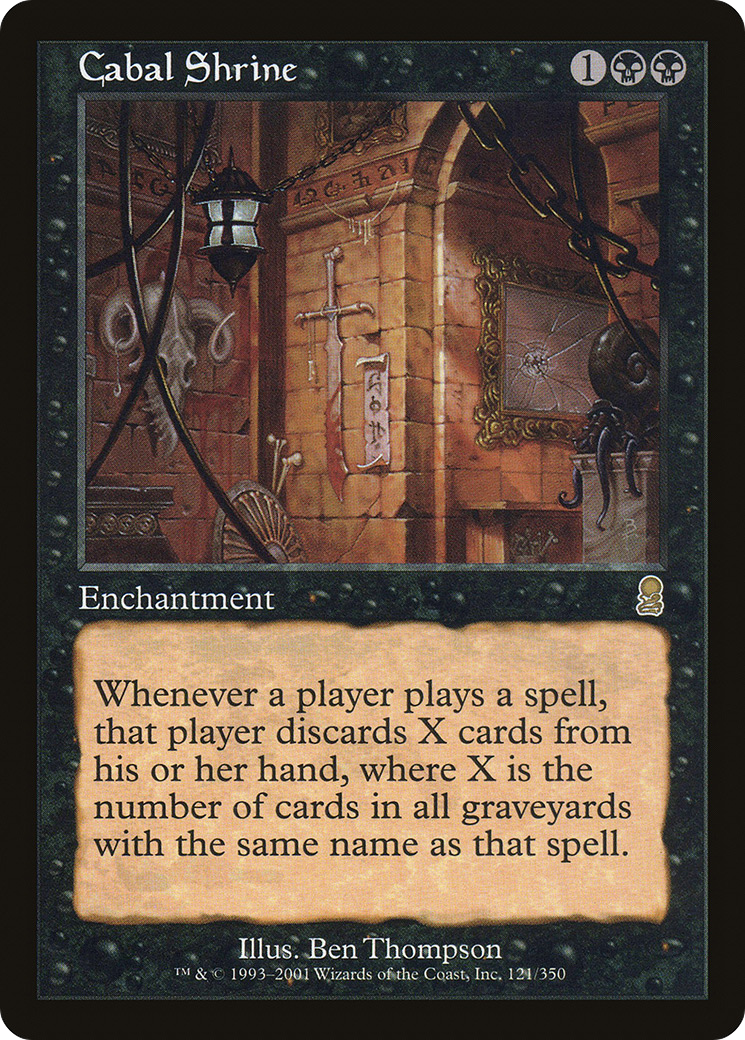 Cabal Shrine (ODY-121) [Odyssey] MTG Single Wizards of the Coast