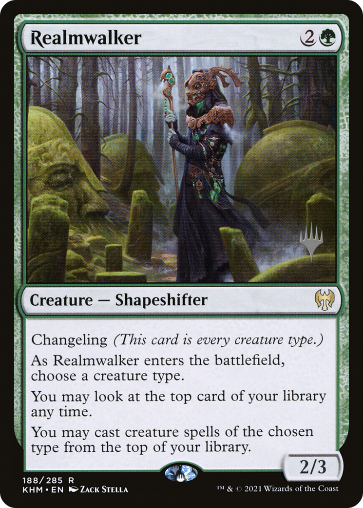 Realmwalker (PPKHM-188) [Kaldheim Promos] Foil MTG Single Wizards of the Coast