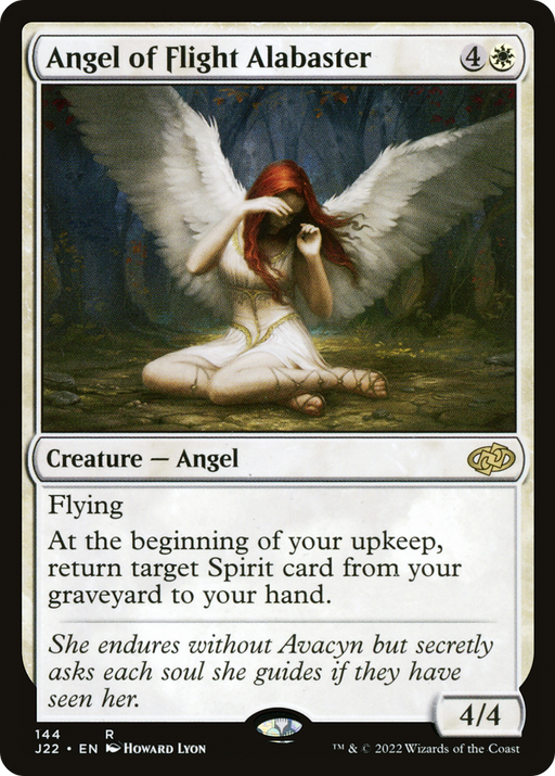 Angel of Flight Alabaster (J22-144) [Jumpstart 2022] MTG Single Wizards of the Coast