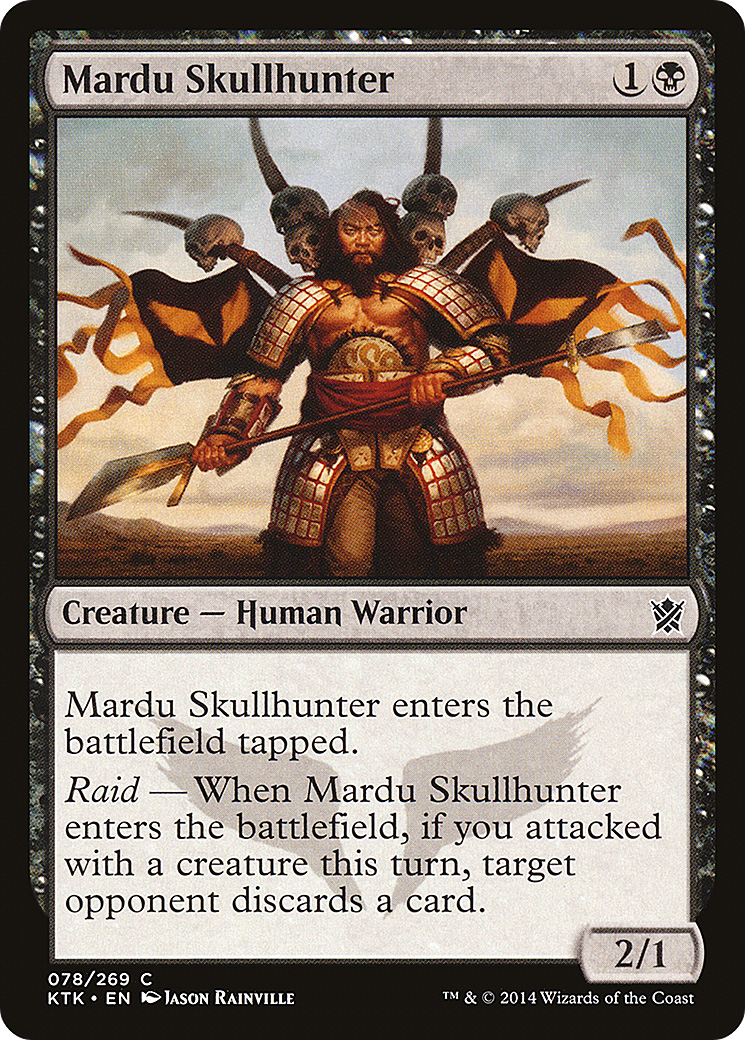 Mardu Skullhunter (KTK-078) [Khans of Tarkir] Foil MTG Single Wizards of the Coast