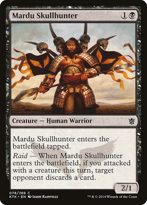 Mardu Skullhunter (KTK-078) [Khans of Tarkir] MTG Single Wizards of the Coast