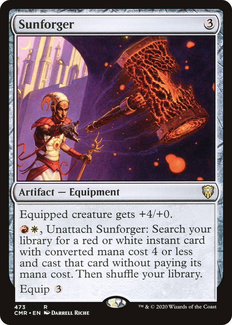 Sunforger (CMR-473) [Commander Legends] MTG Single Wizards of the Coast