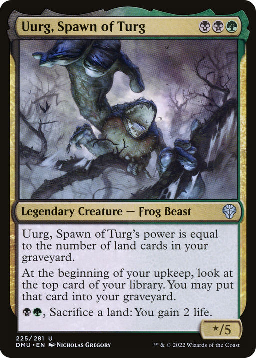 Uurg, Spawn of Turg (DMU-225) [Dominaria United] Foil MTG Single Wizards of the Coast
