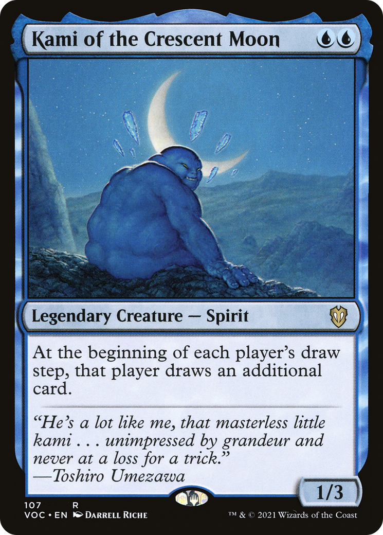 Kami of the Crescent Moon (VOC-107) [Crimson Vow Commander] MTG Single Wizards of the Coast