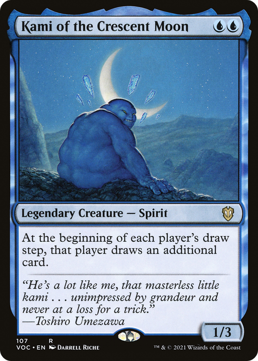 Kami of the Crescent Moon (VOC-107) [Crimson Vow Commander] MTG Single Wizards of the Coast