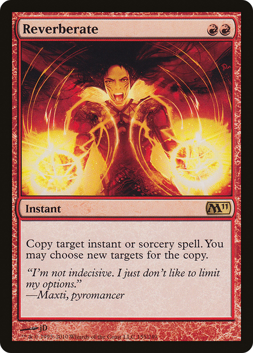 Reverberate (M11-155) [Magic 2011] Foil MTG Single Wizards of the Coast