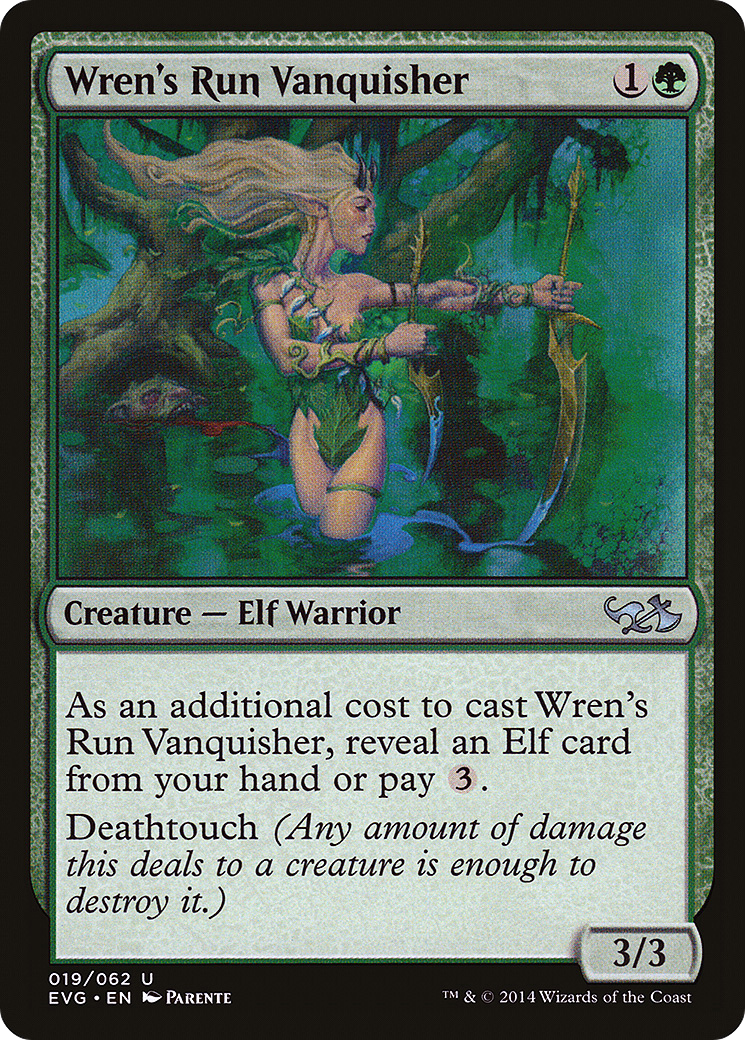 Wren's Run Vanquisher (DD3-019) [Misc] Duel Decks Anthology: Elves vs. Goblins Foil MTG Single Wizards of the Coast