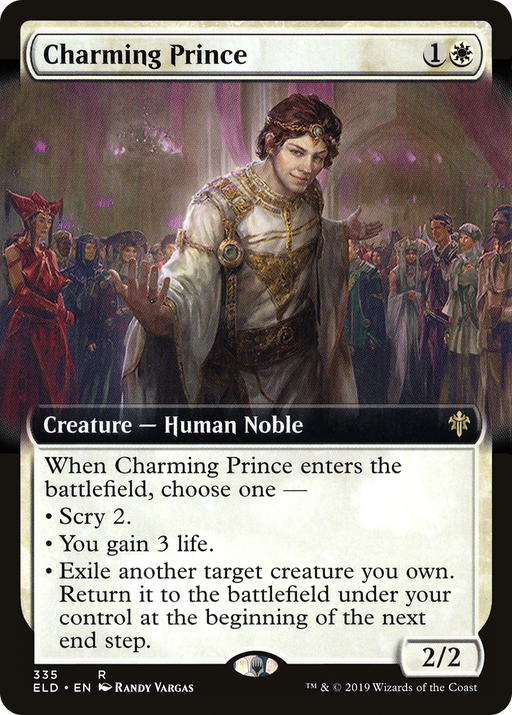 Charming Prince (ELD-335) [Throne of Eldraine] (Extended Art) MTG Single Wizards of the Coast