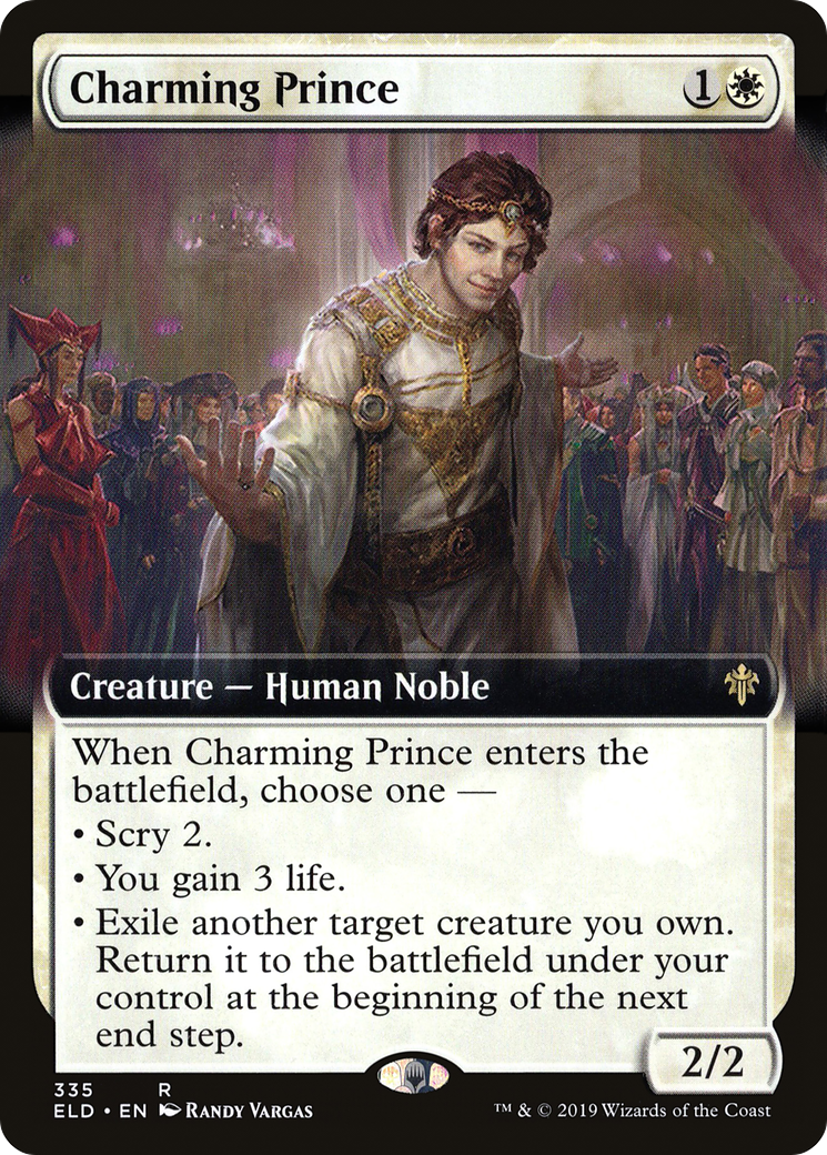 Charming Prince (ELD-335) [Throne of Eldraine] (Extended Art) Foil MTG Single Wizards of the Coast