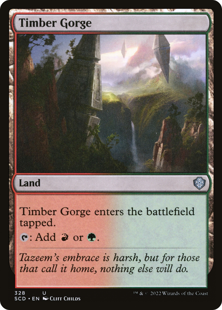 Timber Gorge (SCD-328) [Starter Commander Decks] MTG Single Wizards of the Coast