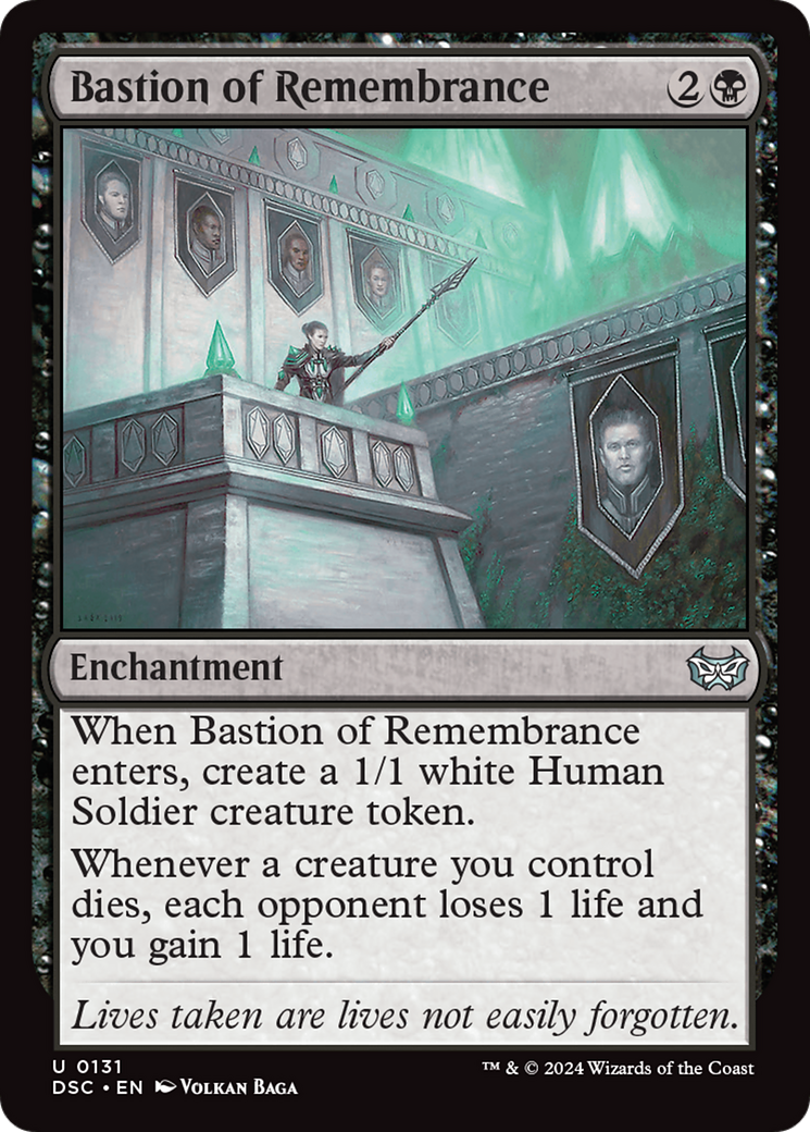Bastion of Remembrance (DSC-131) [Duskmourn: House of Horror Commander] MTG Single Wizards of the Coast