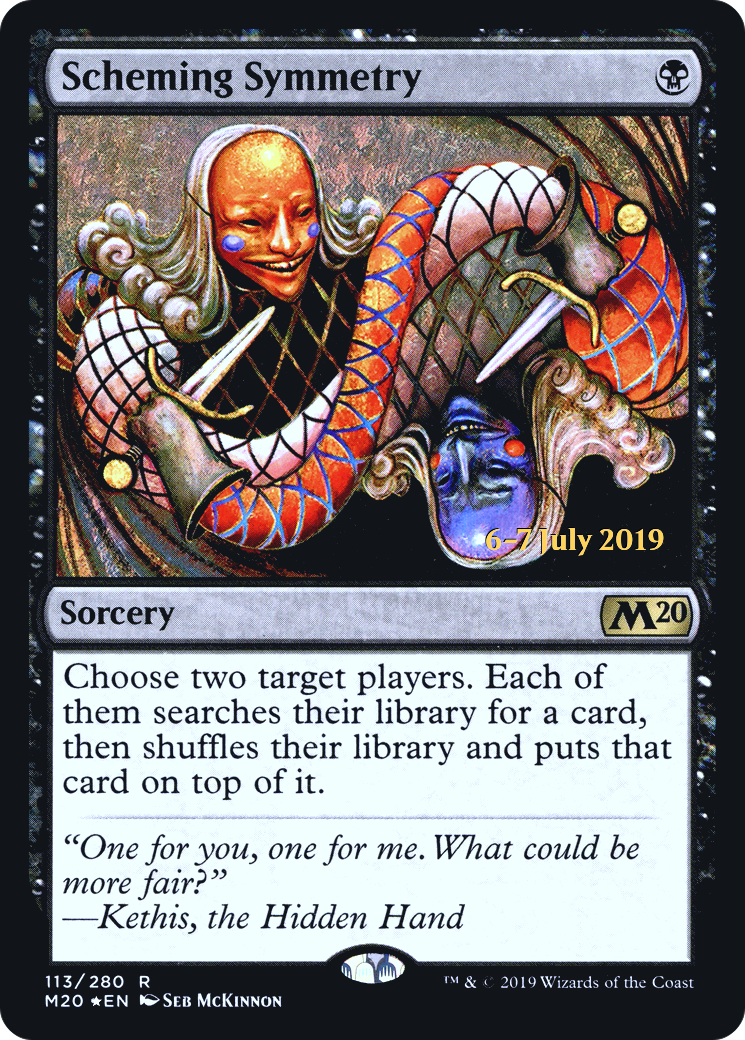 Scheming Symmetry (PRE-113) [Core Set 2020 Promos] Foil MTG Single Wizards of the Coast
