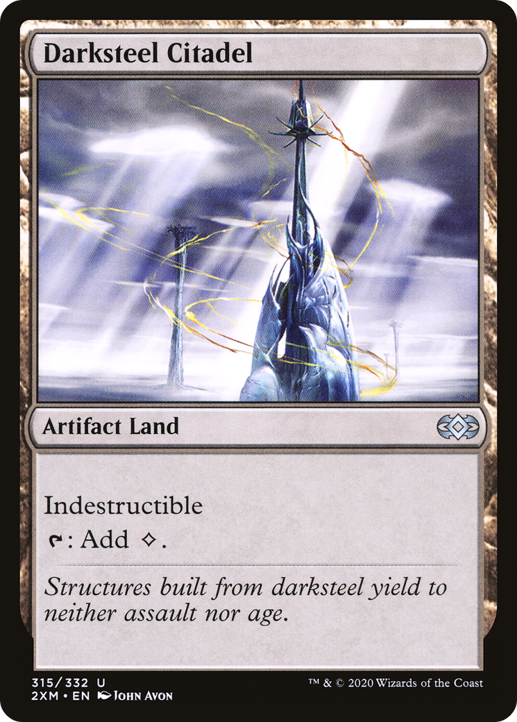 Darksteel Citadel (2XM-315) [Double Masters] Foil MTG Single Wizards of the Coast