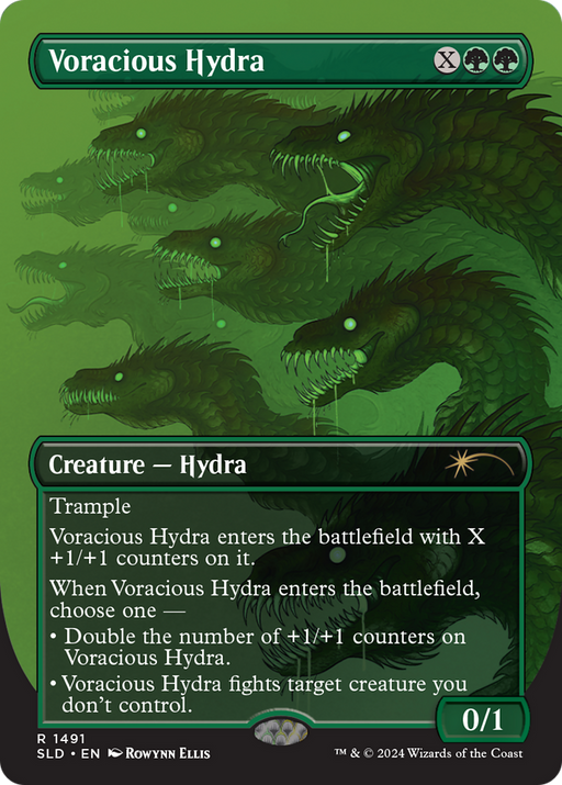 Voracious Hydra (SLD-1491) [Secret Lair Drop] (Borderless) MTG Single Wizards of the Coast