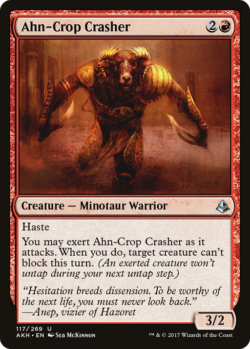 Ahn-Crop Crasher (AKH-117) [Amonkhet] MTG Single Wizards of the Coast