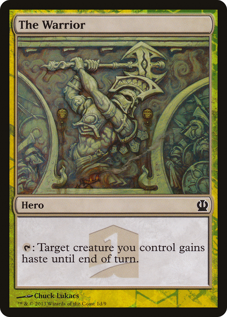 The Warrior (HERO-) [Tokens] Theros Hero's Path MTG Single Wizards of the Coast