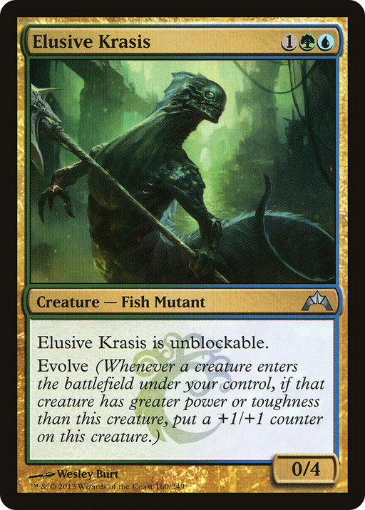Elusive Krasis (GTC-160) [Gatecrash] MTG Single Wizards of the Coast