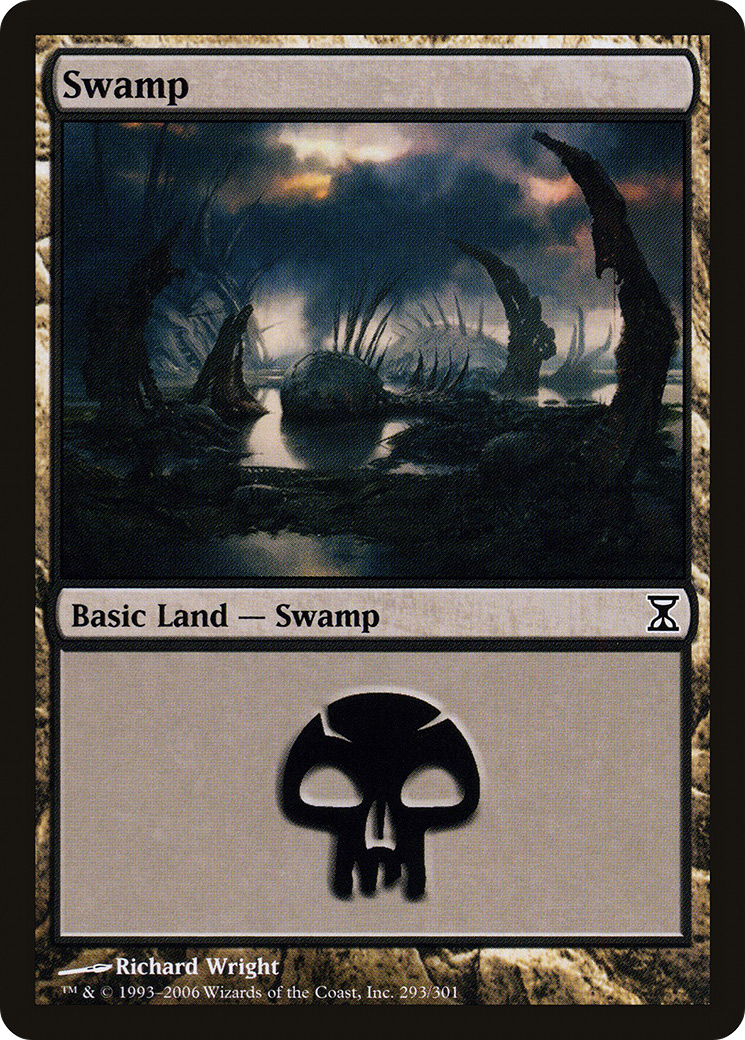 Swamp (293) (TSP-293) [Time Spiral] MTG Single Wizards of the Coast