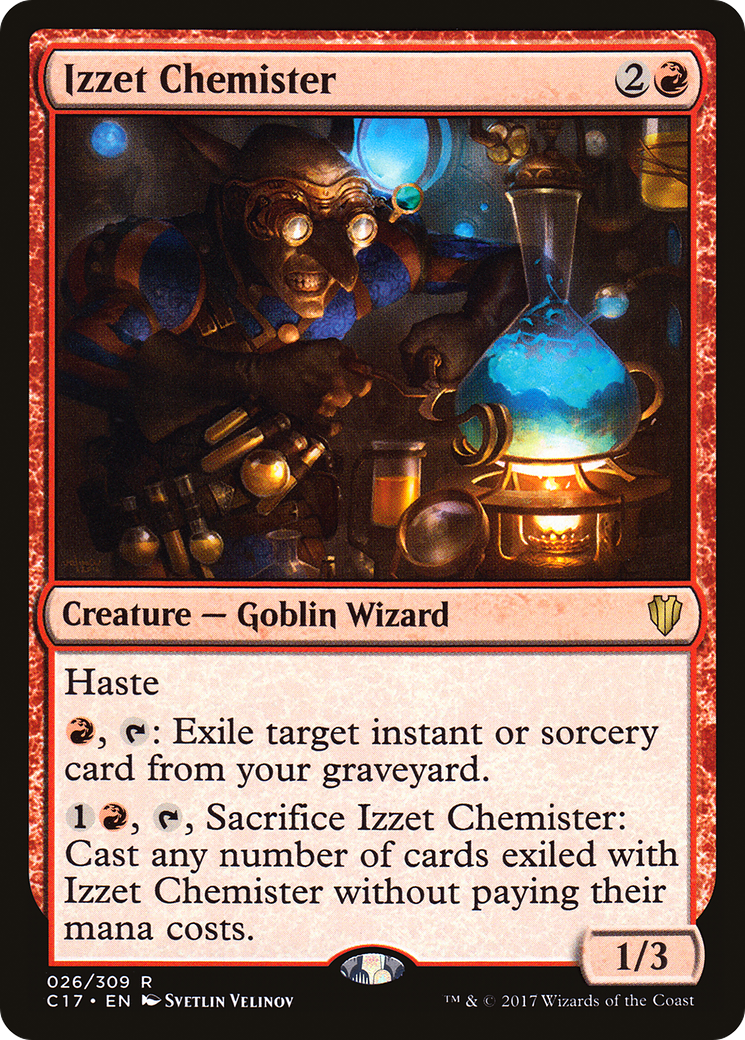 Izzet Chemister (C17-026) [Commander 2017] MTG Single Wizards of the Coast