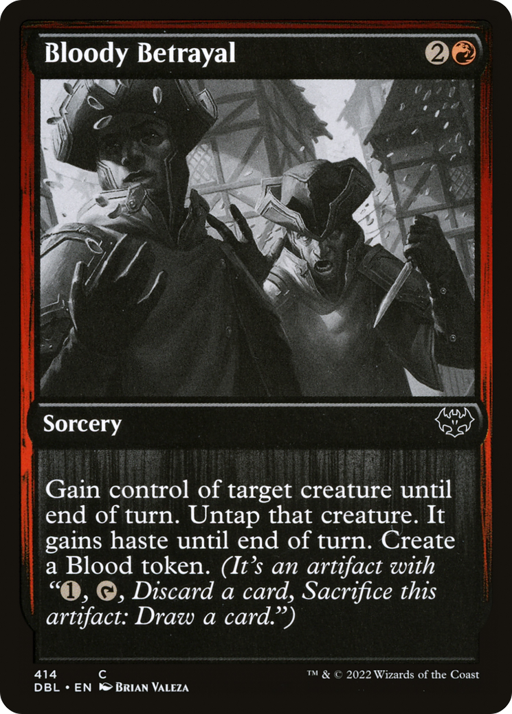 Bloody Betrayal (DBL-414) [Innistrad: Double Feature] Foil MTG Single Wizards of the Coast