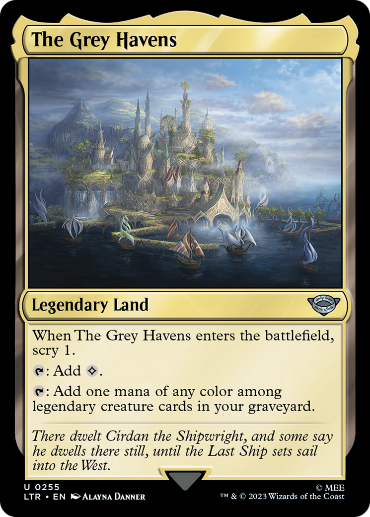 The Grey Havens (LTR-255) [The Lord of the Rings: Tales of Middle-earth] MTG Single Wizards of the Coast